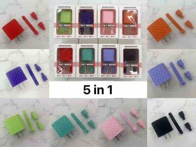 5-in-1 Multi-Color Charging Adapter Set