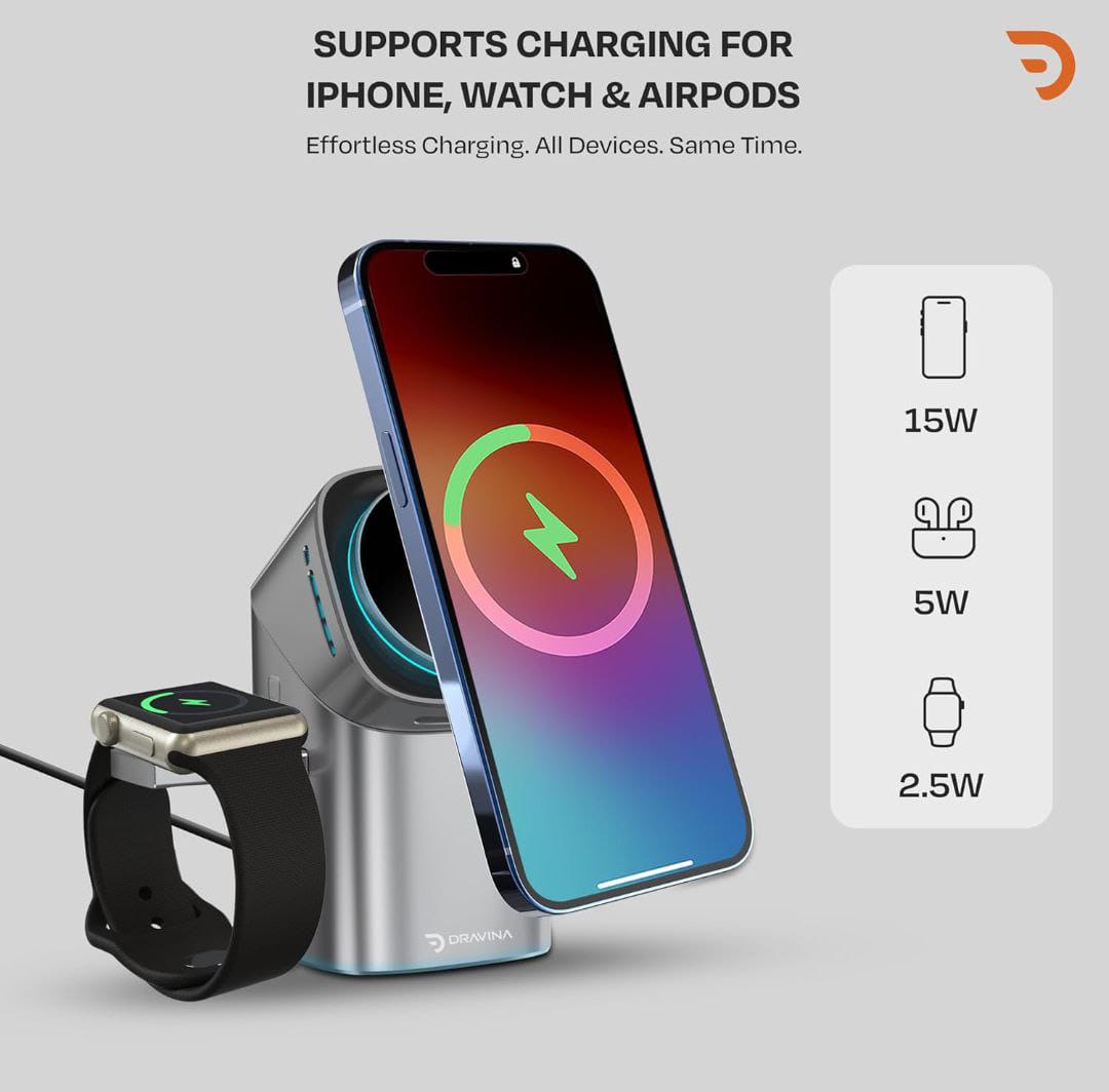 3-in-1 Wireless Charging Station