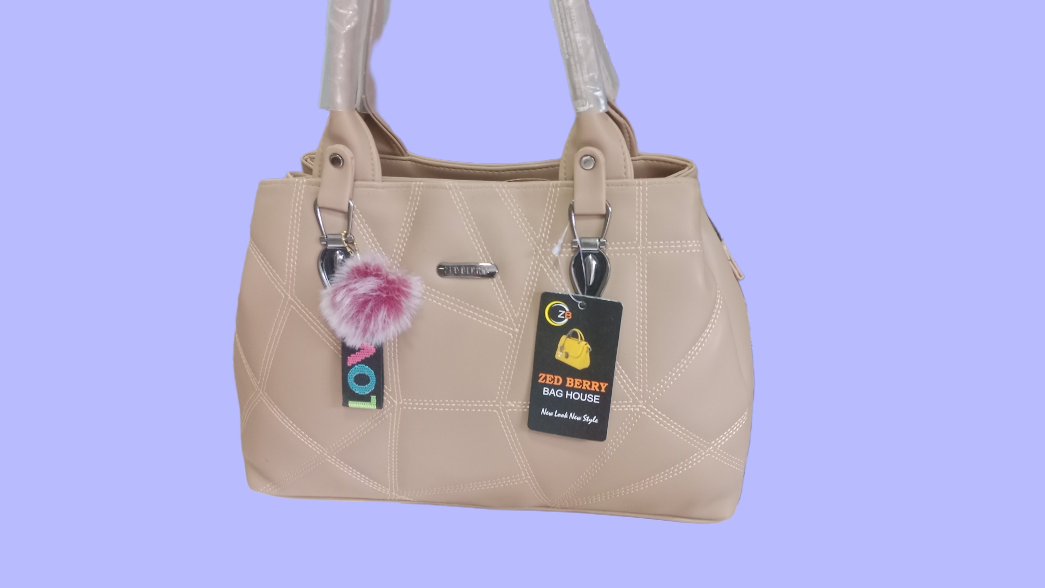 Beige Handbag