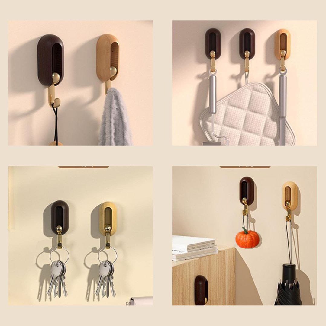 Wall-mounted Hook Organizer