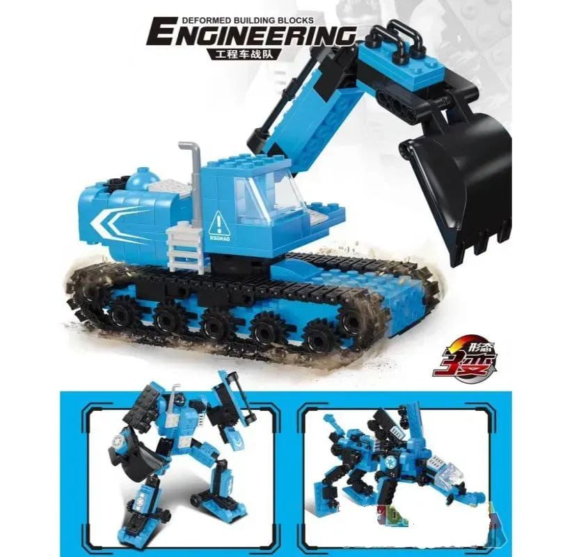 Engineering Construction Vehicle Building Blocks