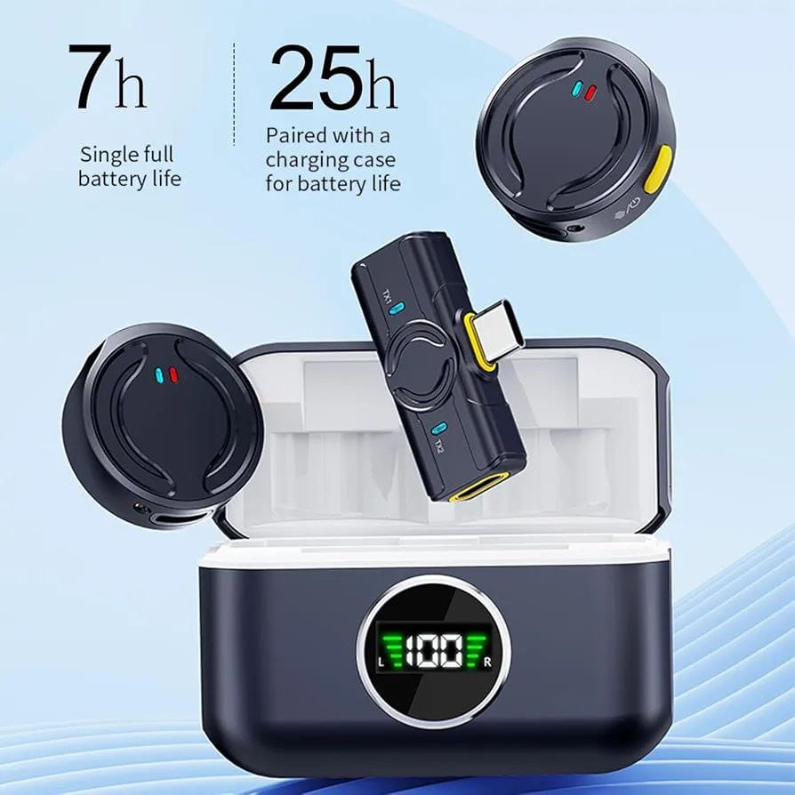Wireless Lavalier Microphone Set
