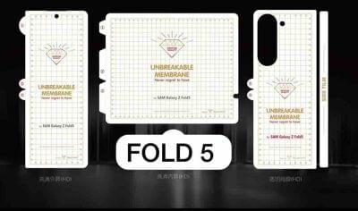 Unbreakable Membrane Screen Protector for Samsung Galaxy Z Fold 5