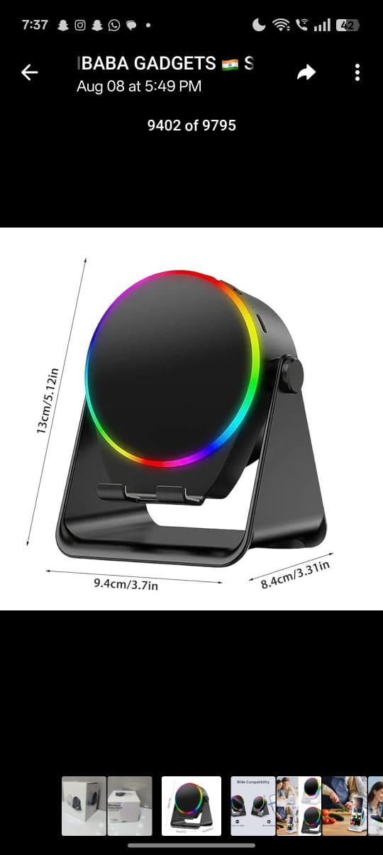 RGB Wireless Charging Stand