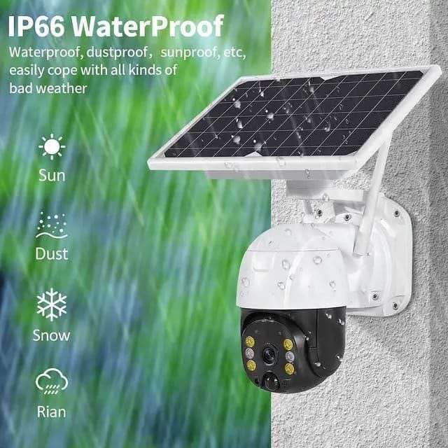 Solar Powered Outdoor Security Camera
