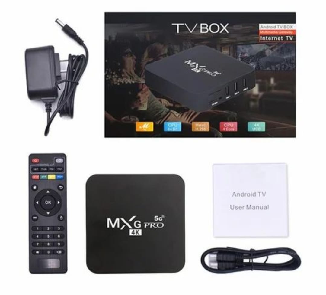 MXG Pro 5G 4K Android TV Box SS00061TG