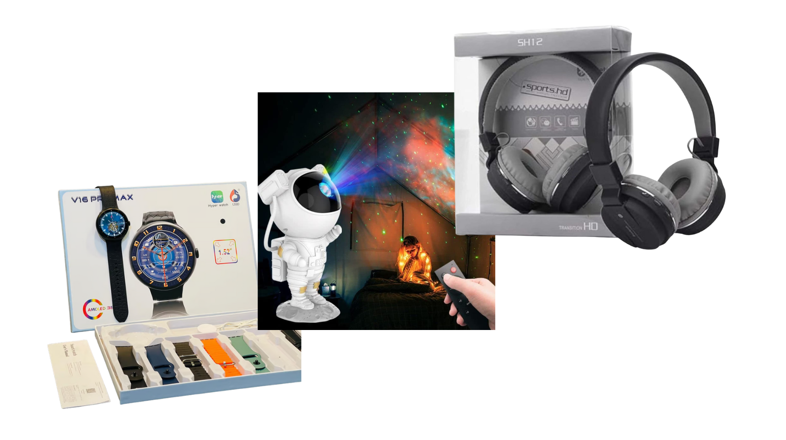 Astronaut Galaxy Projector Lamp -SS01510NTN (1 BHK FLAT GIVEAWAY )