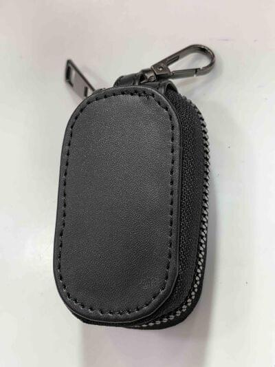 Black Leather Key Holder