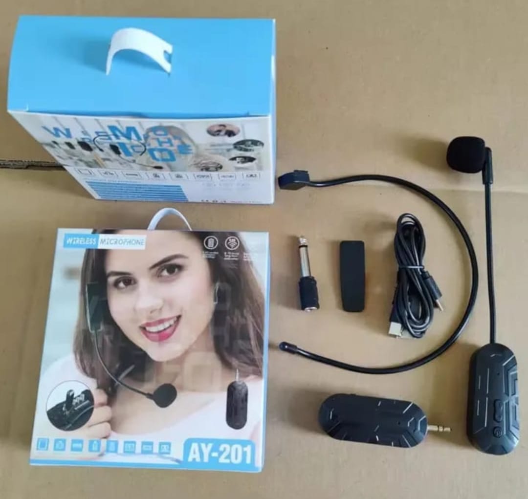 Wireless Headset Microphone AY-201  SS00049TG