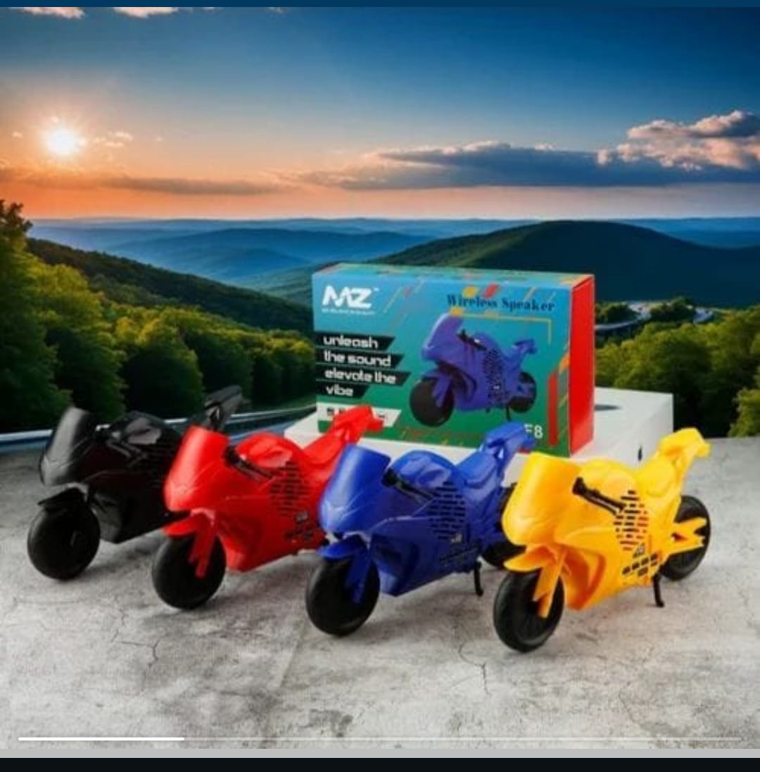 Motorcycle-Shaped Wireless Speakers
