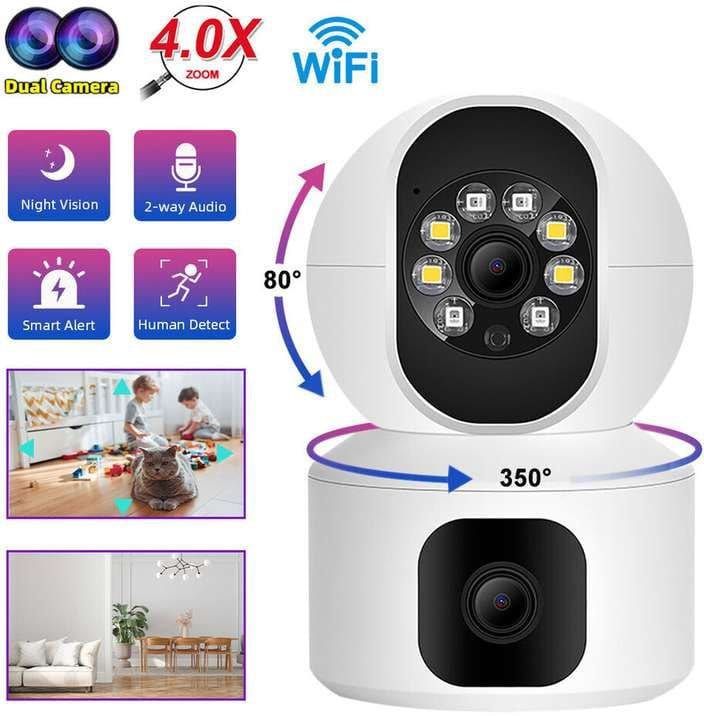 WiFi Dual Camera Security Camera