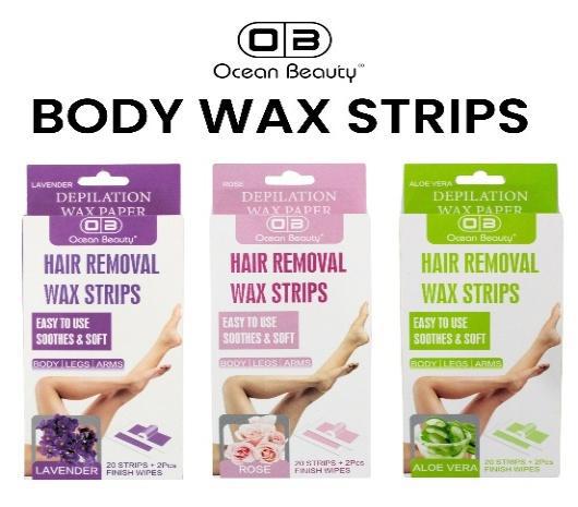 Ocean Beauty Body Wax Strips