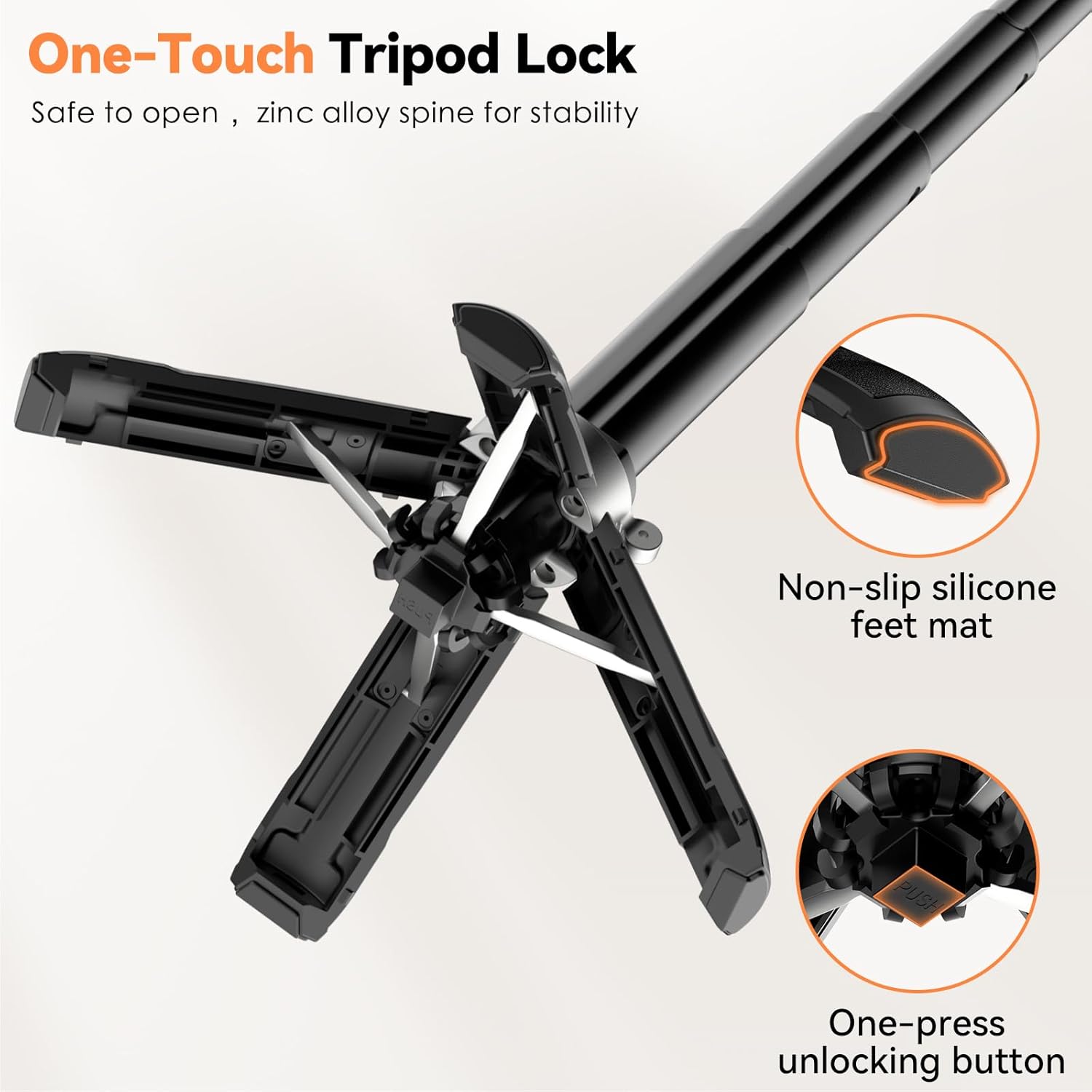 3-in-1 Magnetic Selfie Stick Tripod SS00038TG
