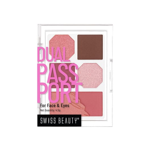 Swiss Beauty Dual Passport Eyeshadow Palette-MK01323AC