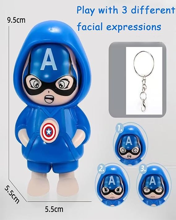 Face Rotating Keychain Set SS00078TG