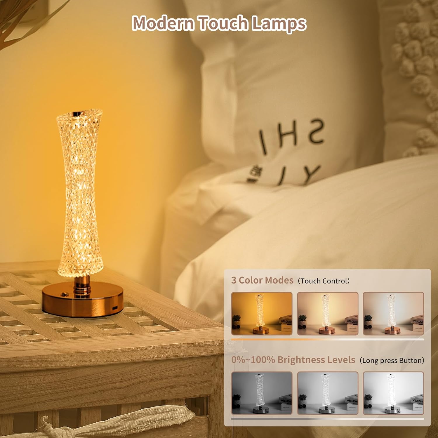 Crystal Table Lamp (SS00613RK)