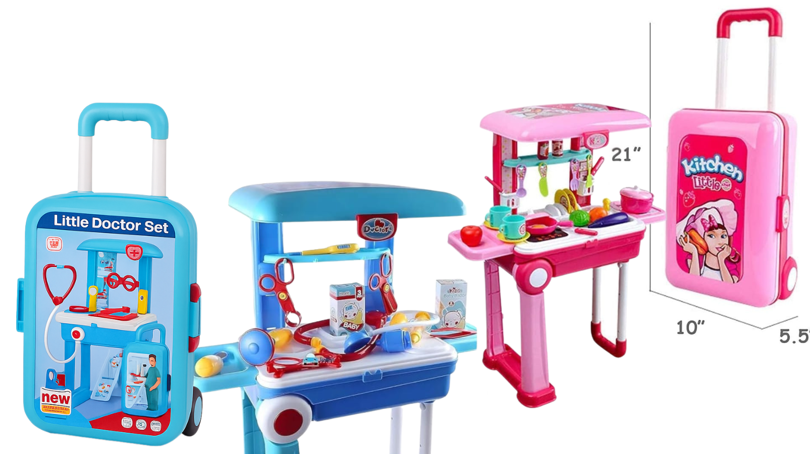 DOCTER & KITCHEN SET WITH DIGITAL ULTRAPOD EARBUDS COMBO - (AM00919NT)