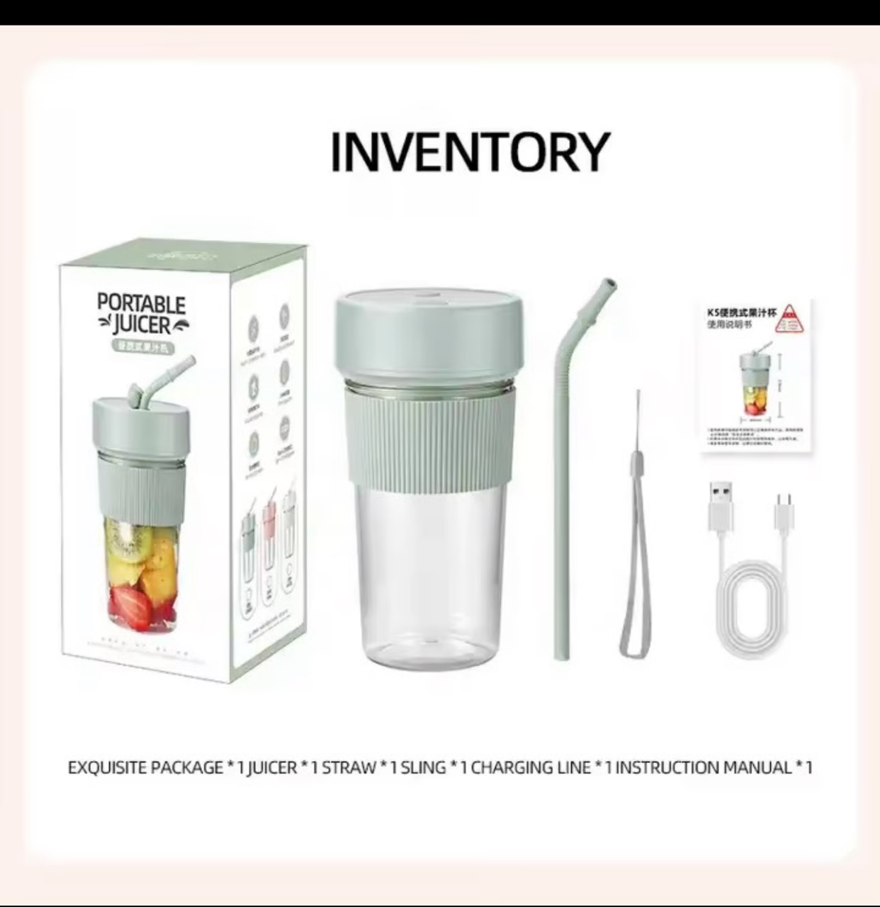 Portable Blender Bottle SS00074TG