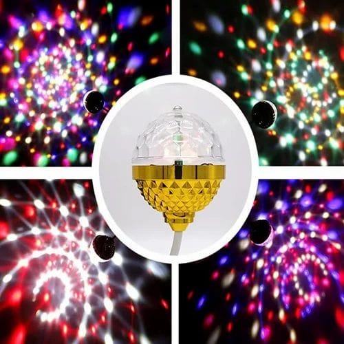 USB LED Colorful Rotating Lamp - SS00675RK