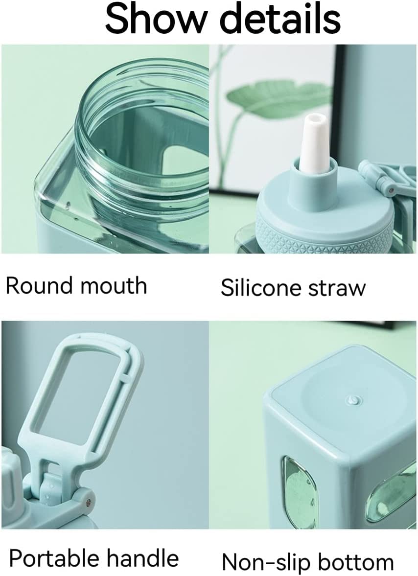 Square Plastic Water Bottles (SS00602RK)