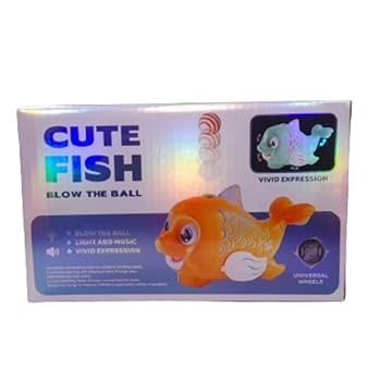 LED Light-Up Fish Toy-AM00950NT ( 25GM GOLD GIVEAWAY PRODUCT)