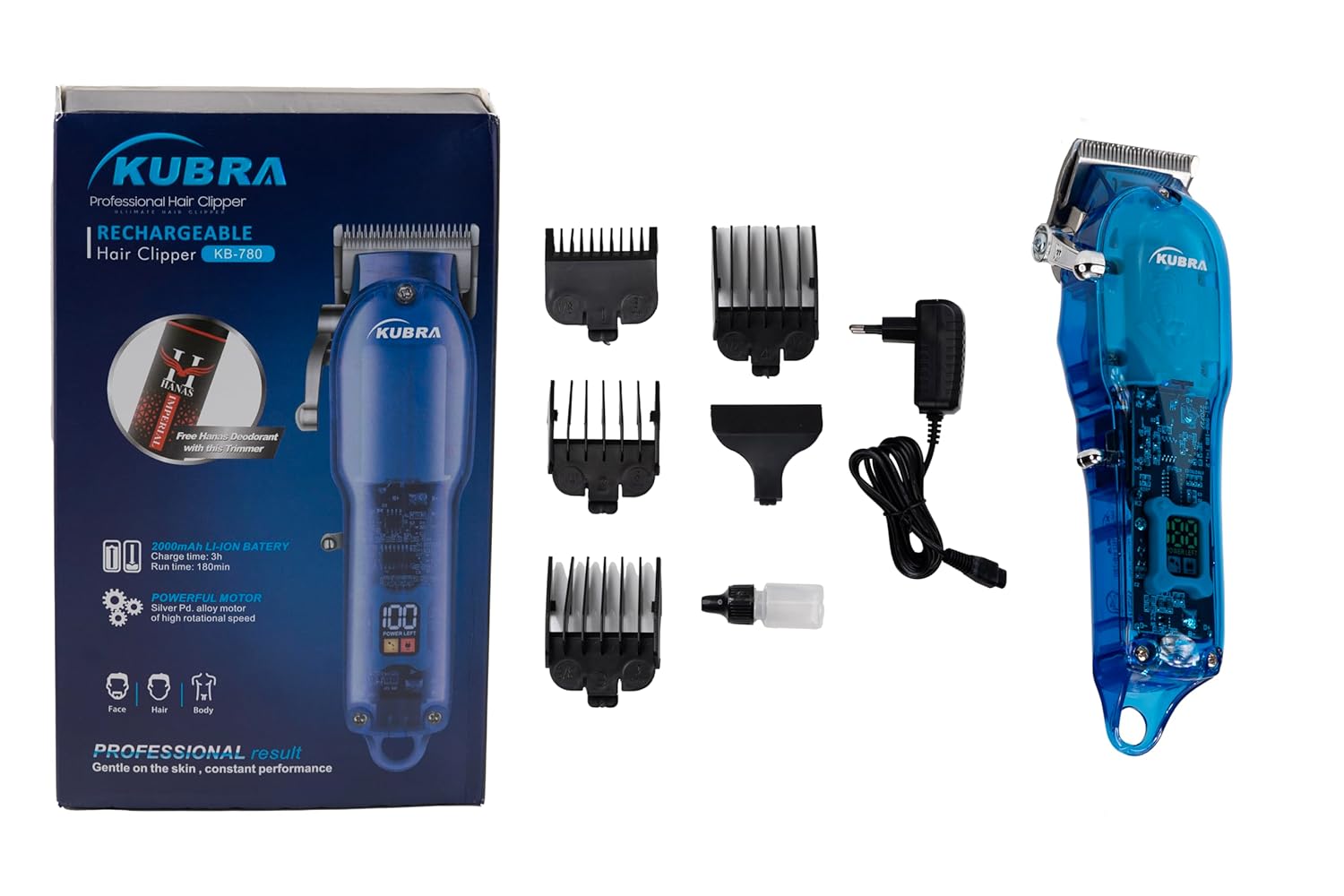 Geemy Professional Rechargeable Hair Clipper GM-6696 SS00042TG