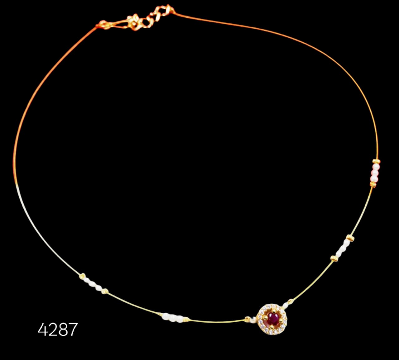 4287 Fancy Necklace SA00855PB