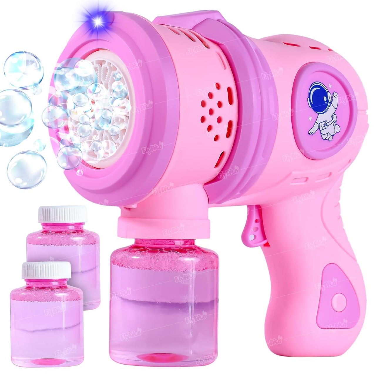 Automatic Electric Bubble Gun Machine Toy (Pink) 25 GM GOLD AM00908NT