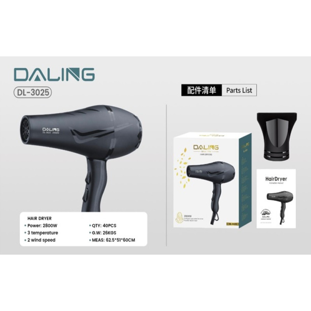 DALING DL-3025 Hair Dryer SS00114TG