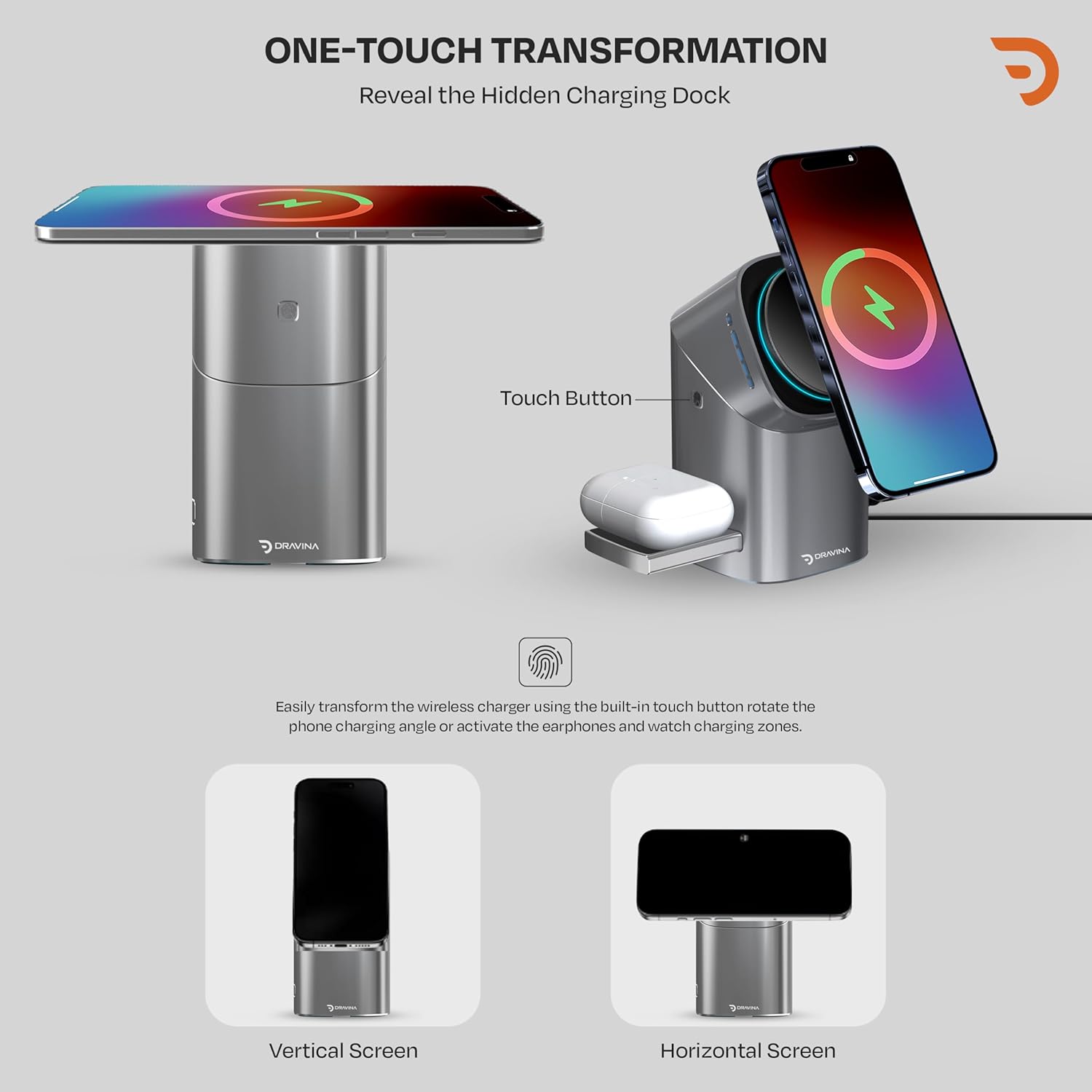3-in-1 Wireless Charging Station  SS00008TG