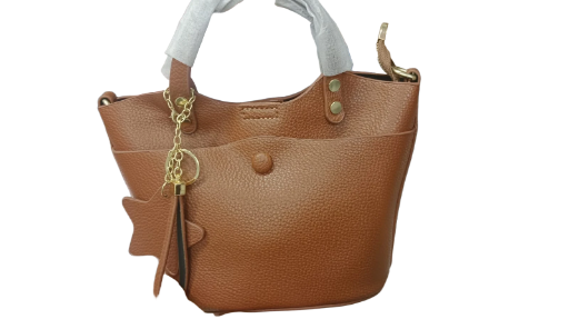 Brown Leather Handbag SMALL SIZE - AM01426MB