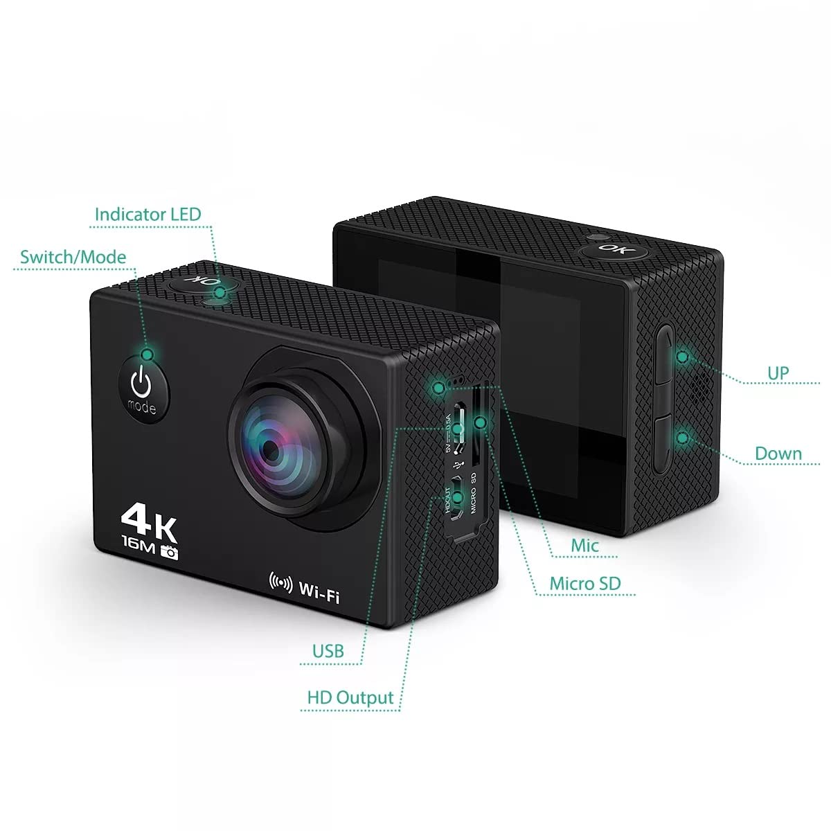 Action Camera 4k (SS00570RK) Original