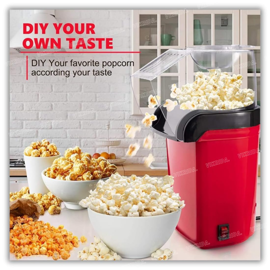 Electric Popcorn Maker - SS00664RK