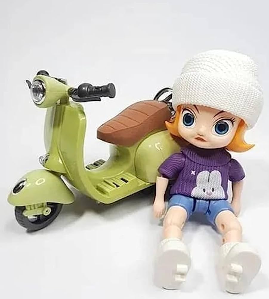 LITTLE  BEAUTY AND SOFTY DOG PLUS SCOOTY 3 PICE   AM00934NT