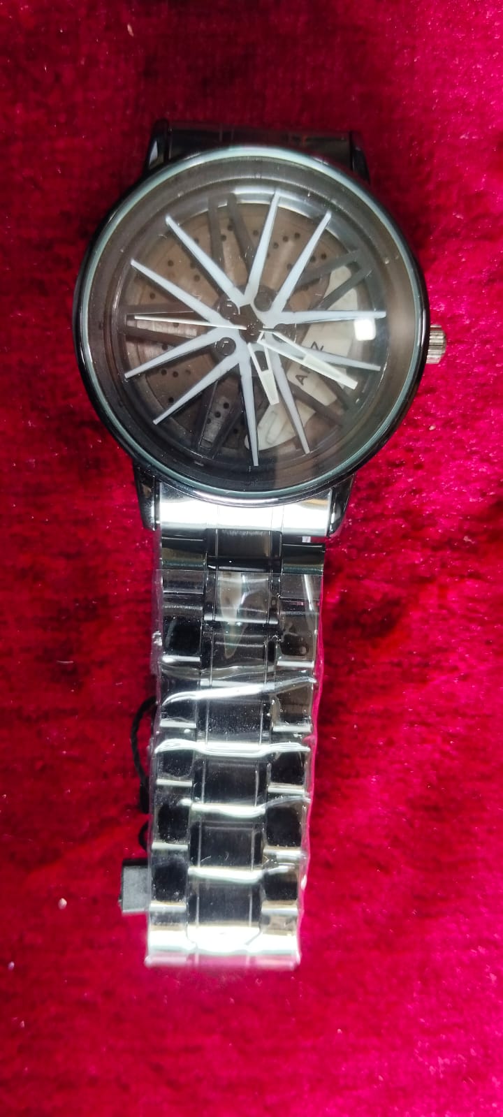 Modern Black Wristwatch RICK - AM01022RW