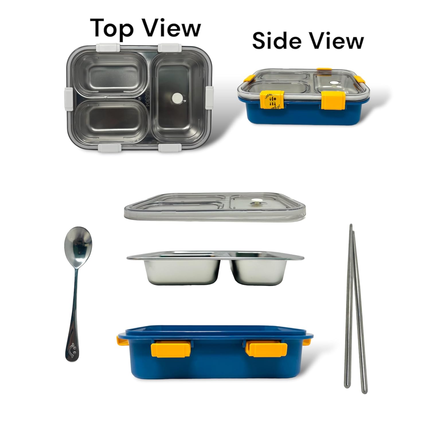 Stainless Steel Lunch Box - SS00749RK