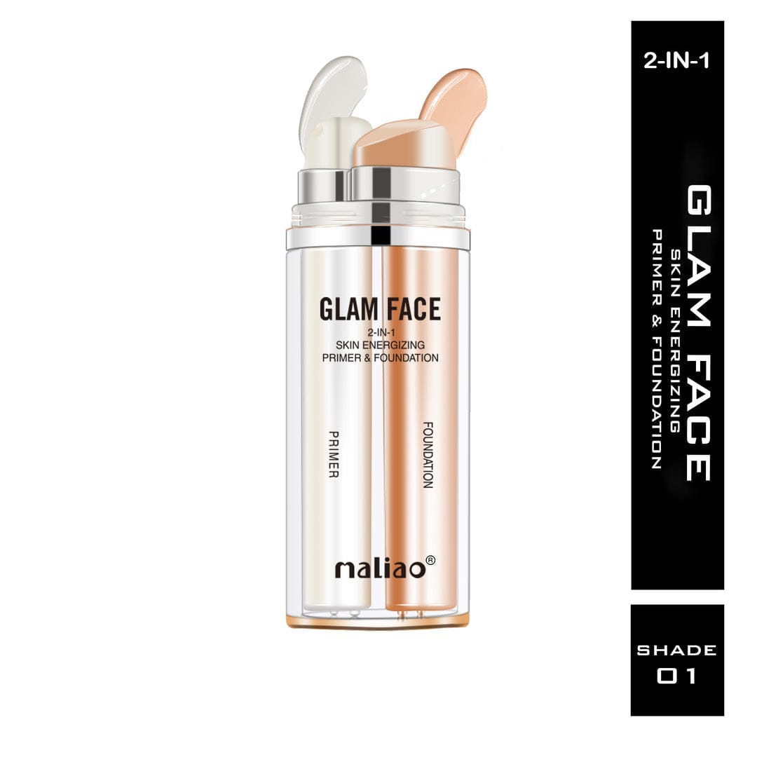 Maliao Glam Face 2 in 1 Primer & Foundation-MK01312AC