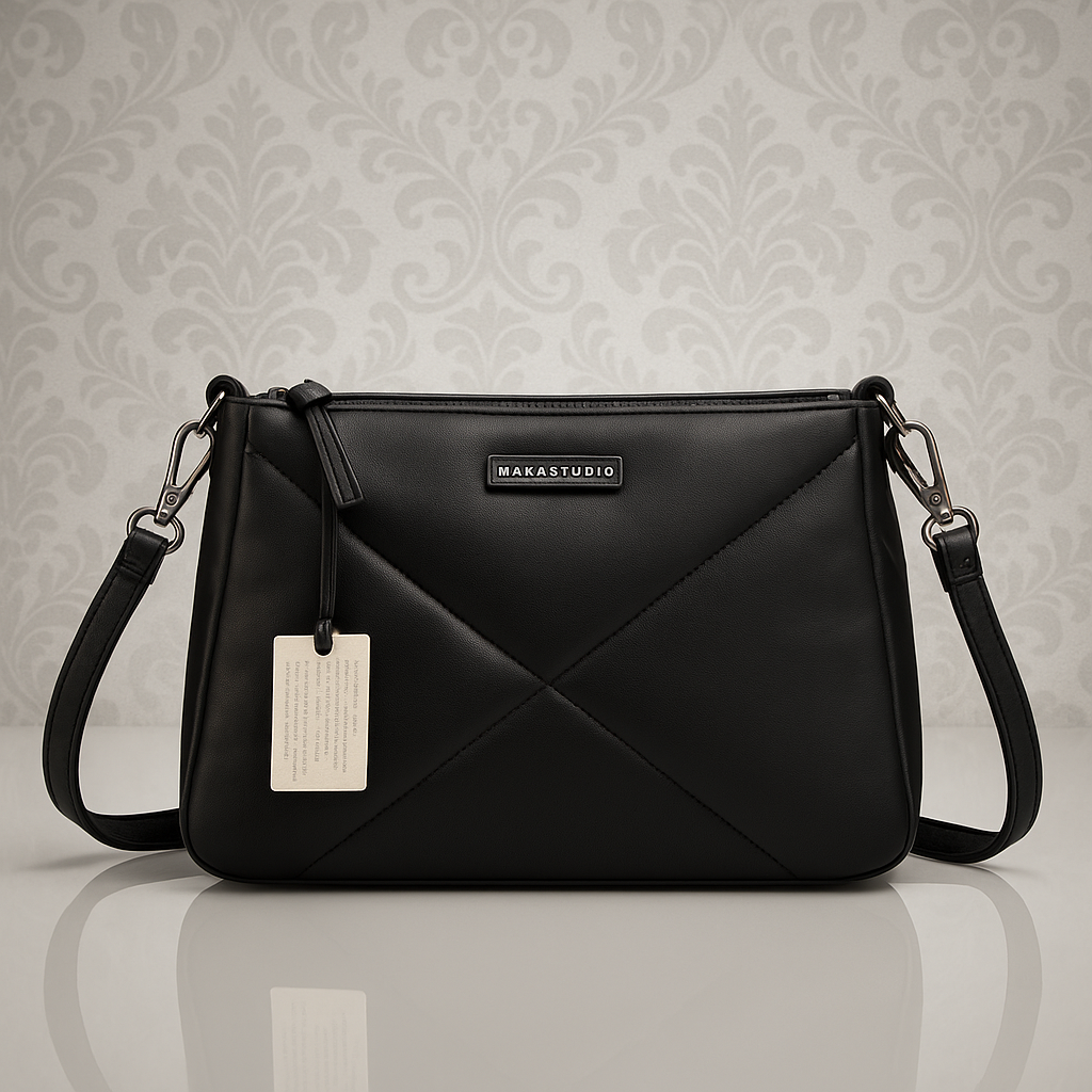 Stylish Quilted Crossbody Bags -AM01407MB