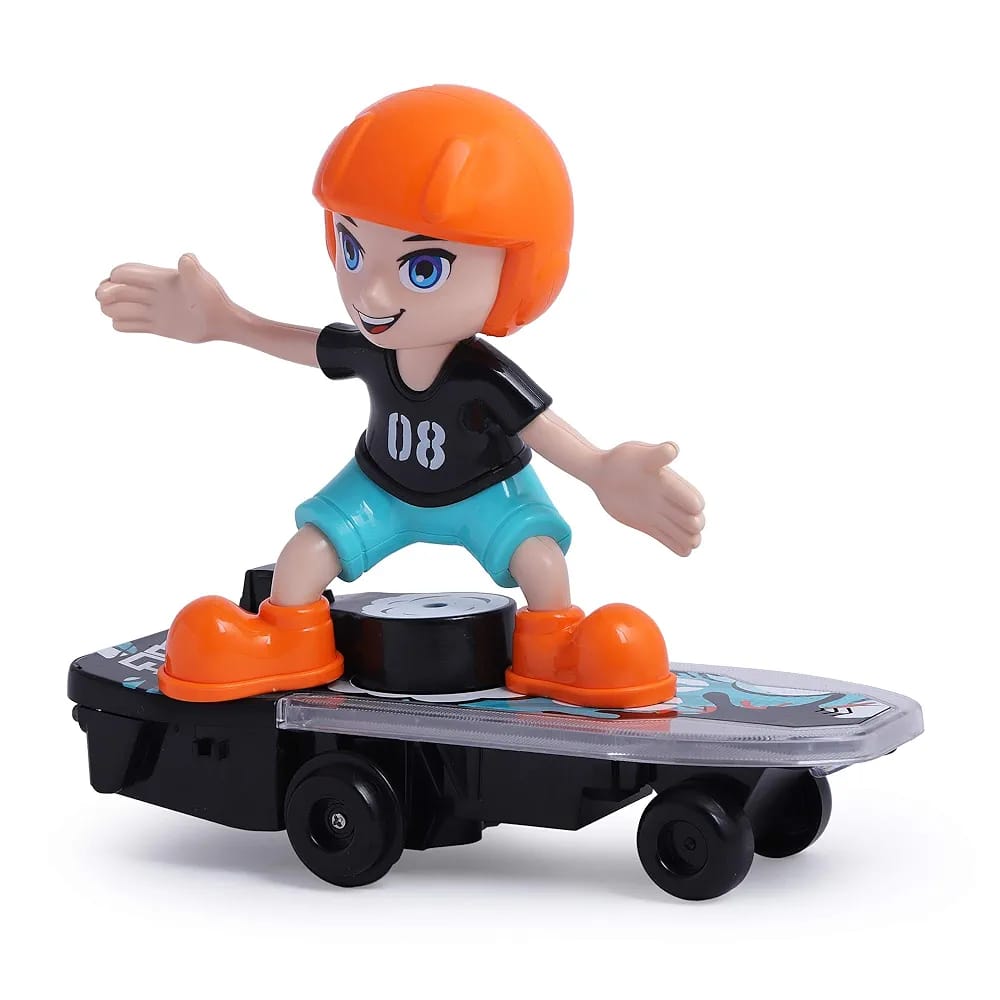 Electric Stunt Skateboard Boy Toy with Light & Music AM00910NT 25 GM GOLD