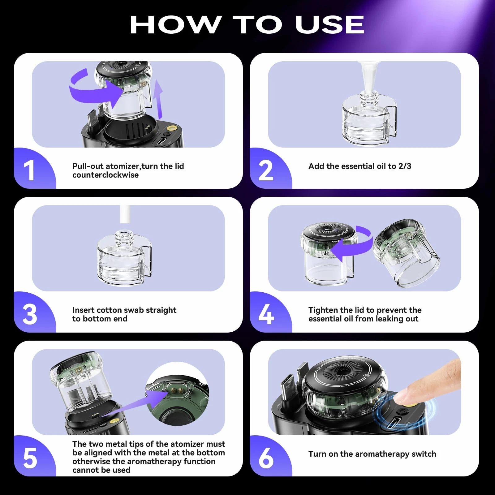 Car Air Humidifier and Aroma Diffuser  SS00001TG
