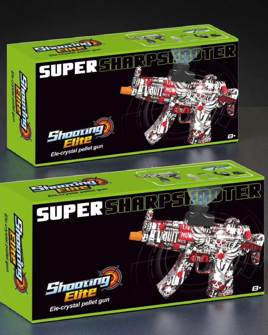 AL-MASS COLLECTION Super Sharpshooter Gel Blaster Gun – Pack of 2 SS01501NT 1 BHK