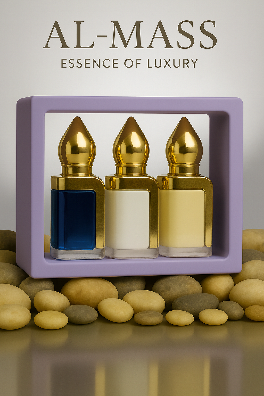 Khadija’s French Luxury Pack (3 Pcs)  HD01109LB (GOLD)