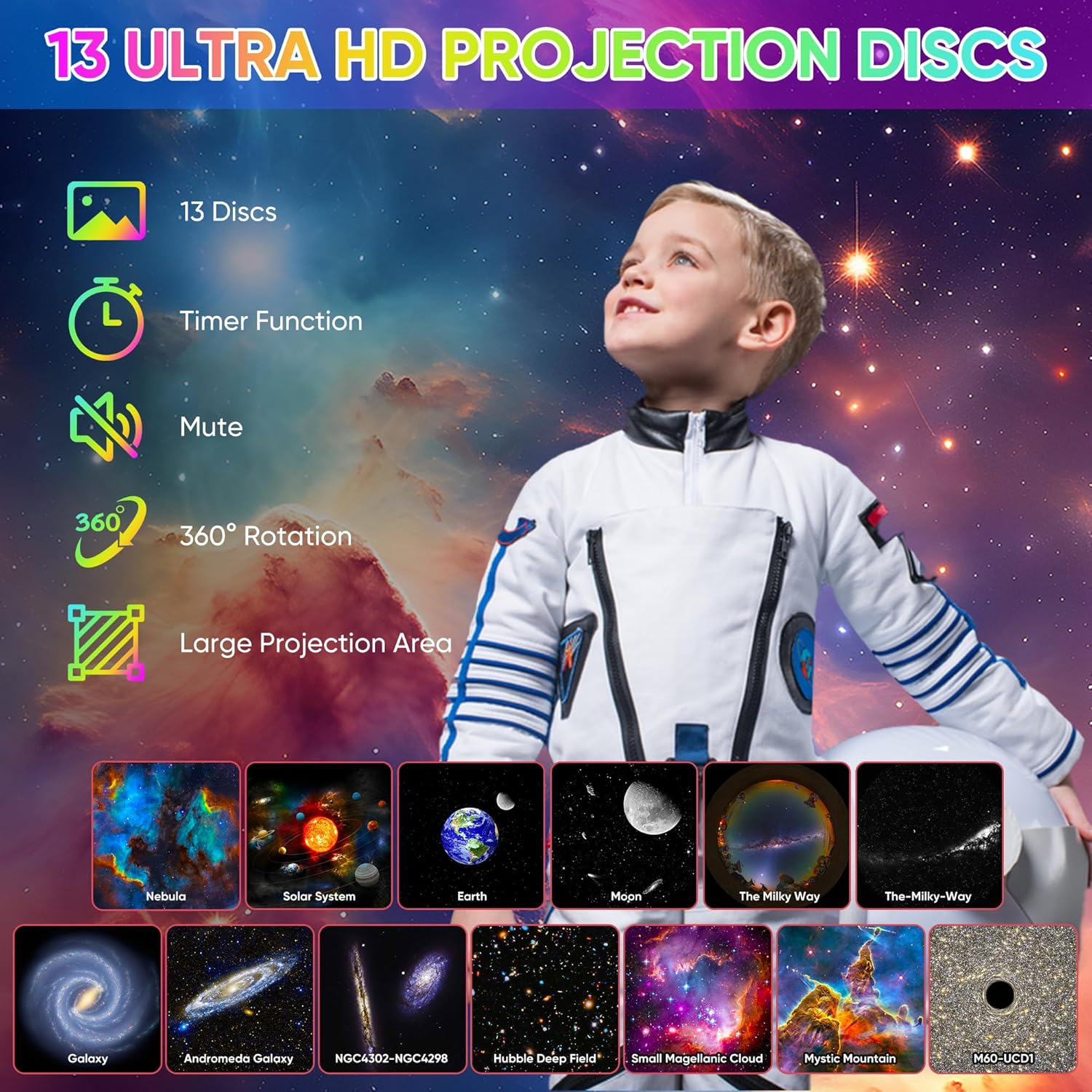 Galaxy Star Projector  SS00044TG