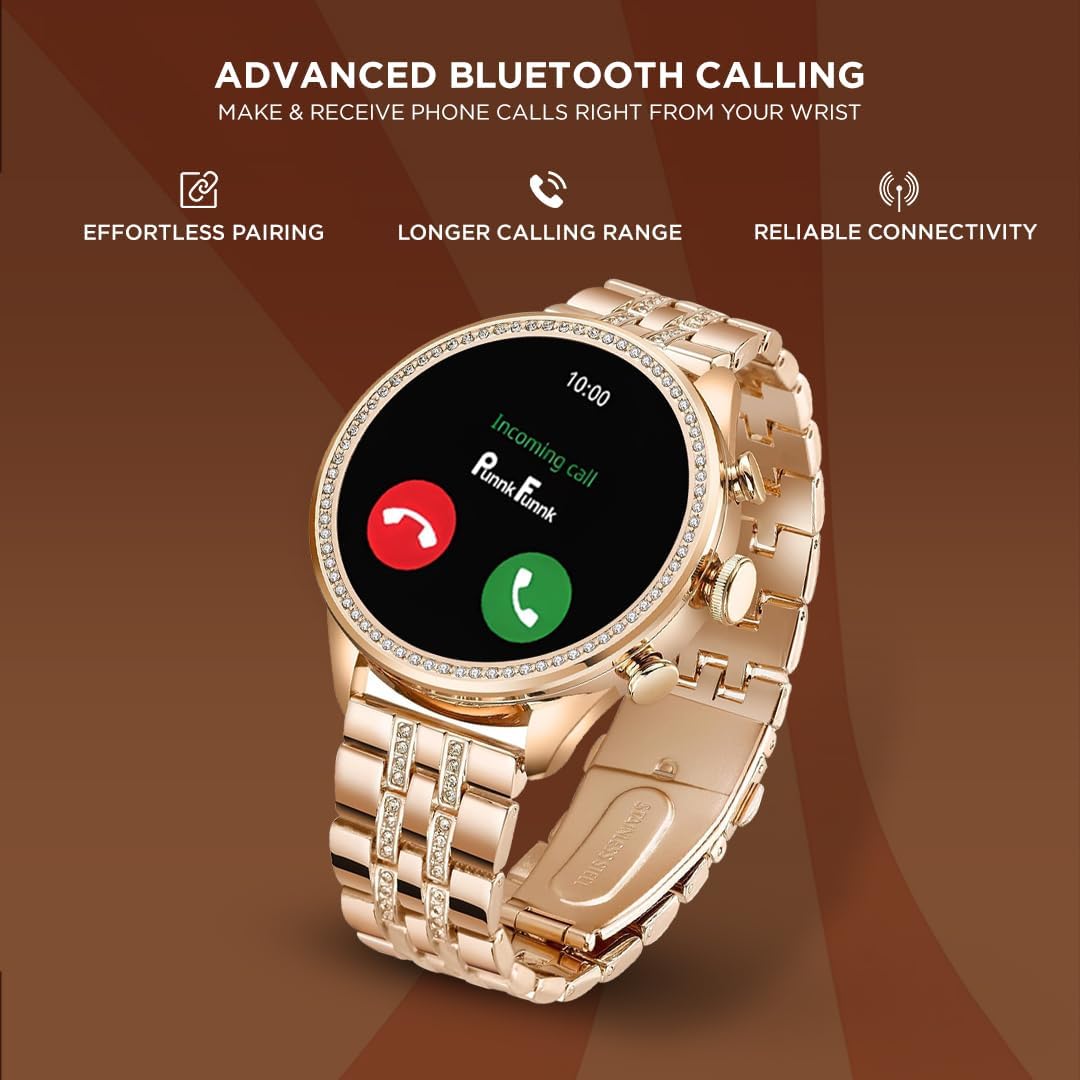 Elegant Rose Gold Smart Watch - SS00742RK