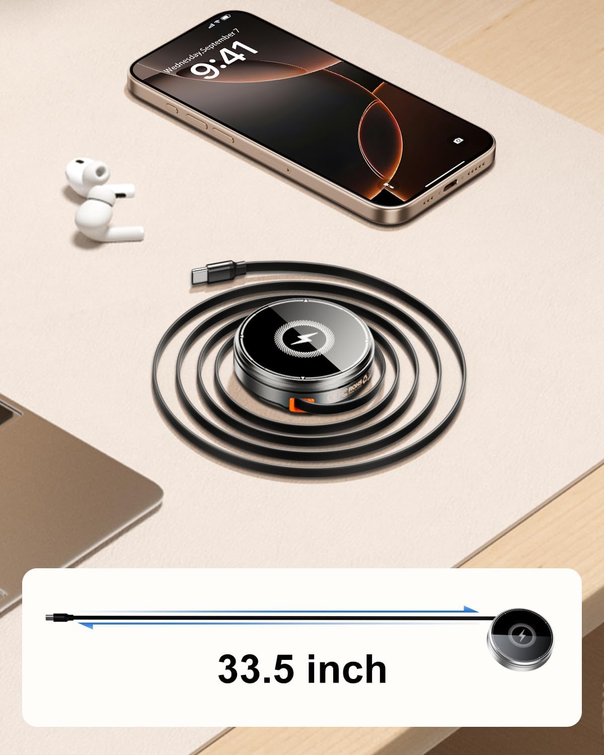 2 in 1 Magnetic Wireless Charger  SS00080TG