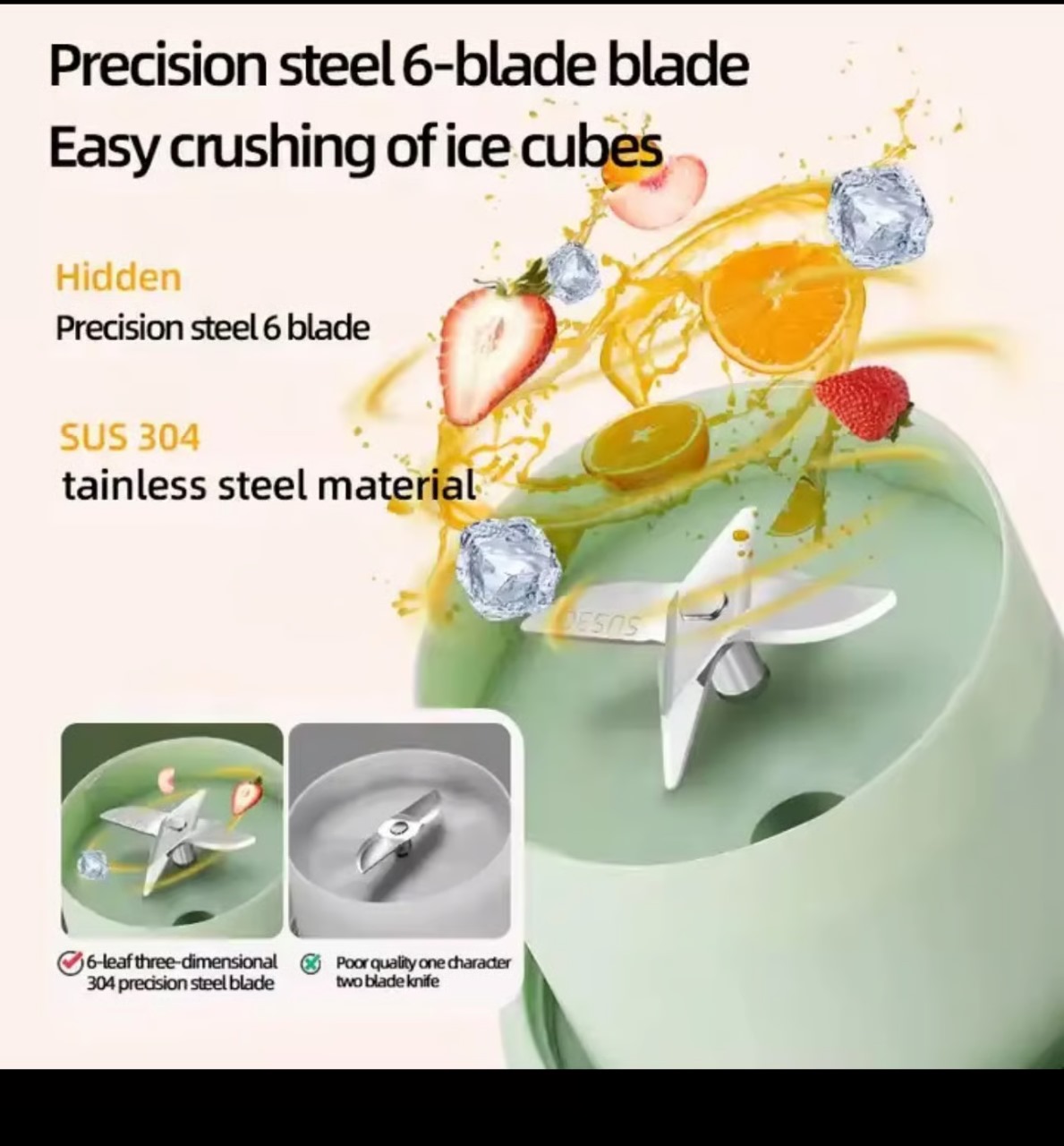 Portable Blender Bottle SS00074TG