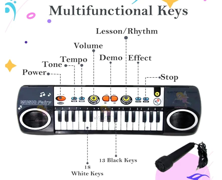 Electronic Keyboard PIANO - SS00734RK