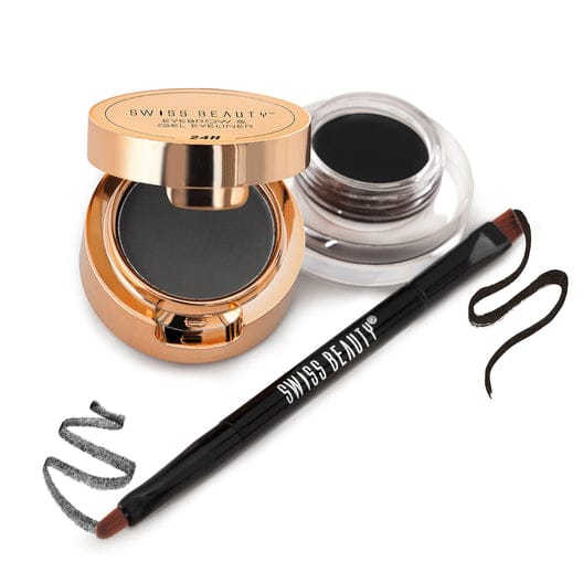 Swiss Beauty 3-in-1 Eyebrow & Gel Eyeliner -MK01329AC