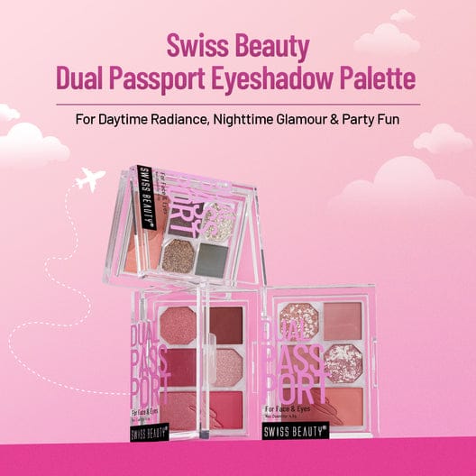 Swiss Beauty Dual Passport Eyeshadow Palette-MK01323AC