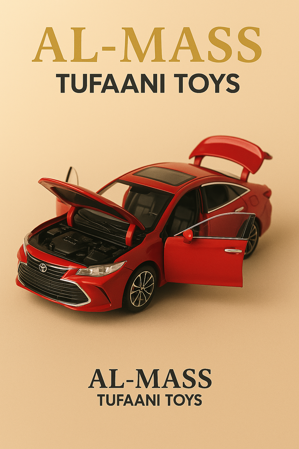 Red Toyota Die-Cast Model Car AM00939SK